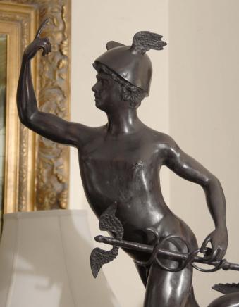 Italian Bronze Mecury  Statue Hermes Gods Roman 4 ft