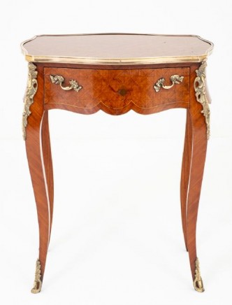 French Empire Parquetry Side Table