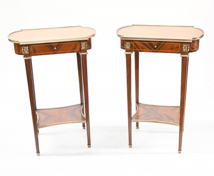 French Side Tables Vintage Empire Cocktail