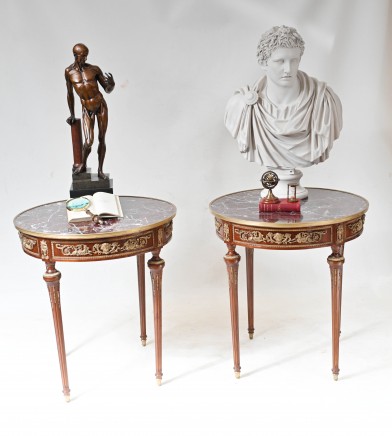 Pair French Side Tables Napoleon III