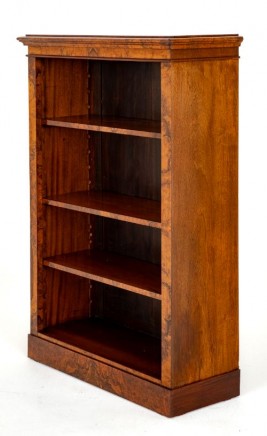 Period Victorian Bookcase Open Front 1860