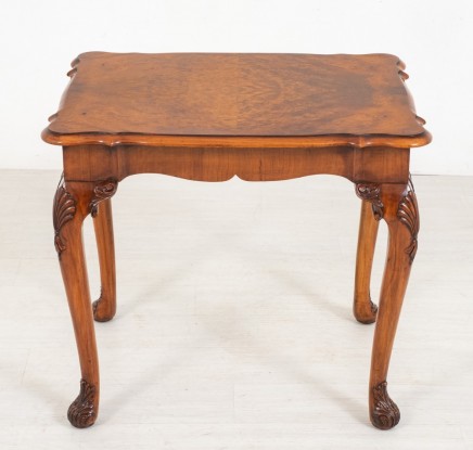 Queen Anne Side Table - Walnut Occasional Antique