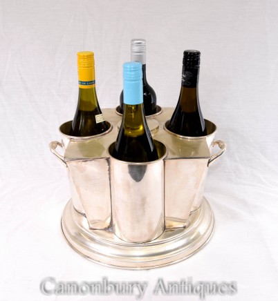 Silver Plate Wine Cooler French Champagne Bucket