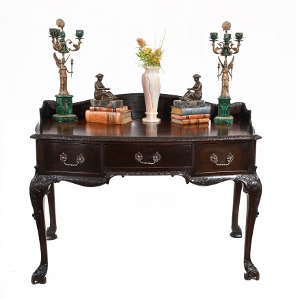 Victorian Console Serving Table Mahogany 1890