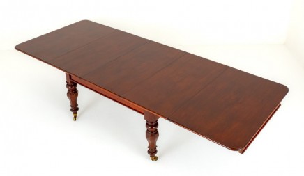 William IV Dining Table Mahogany Extending