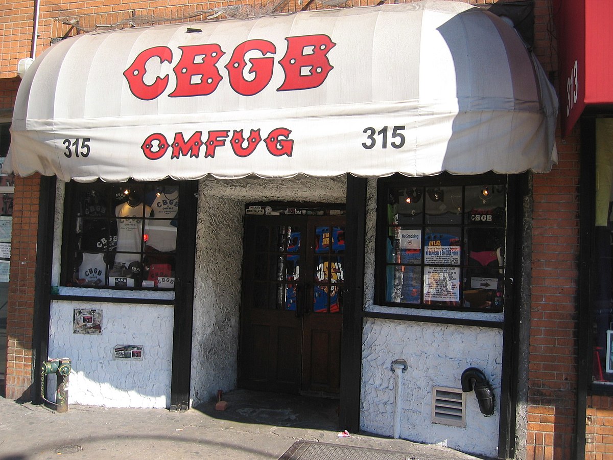 CBGB - Legendary New York punk and live music venue