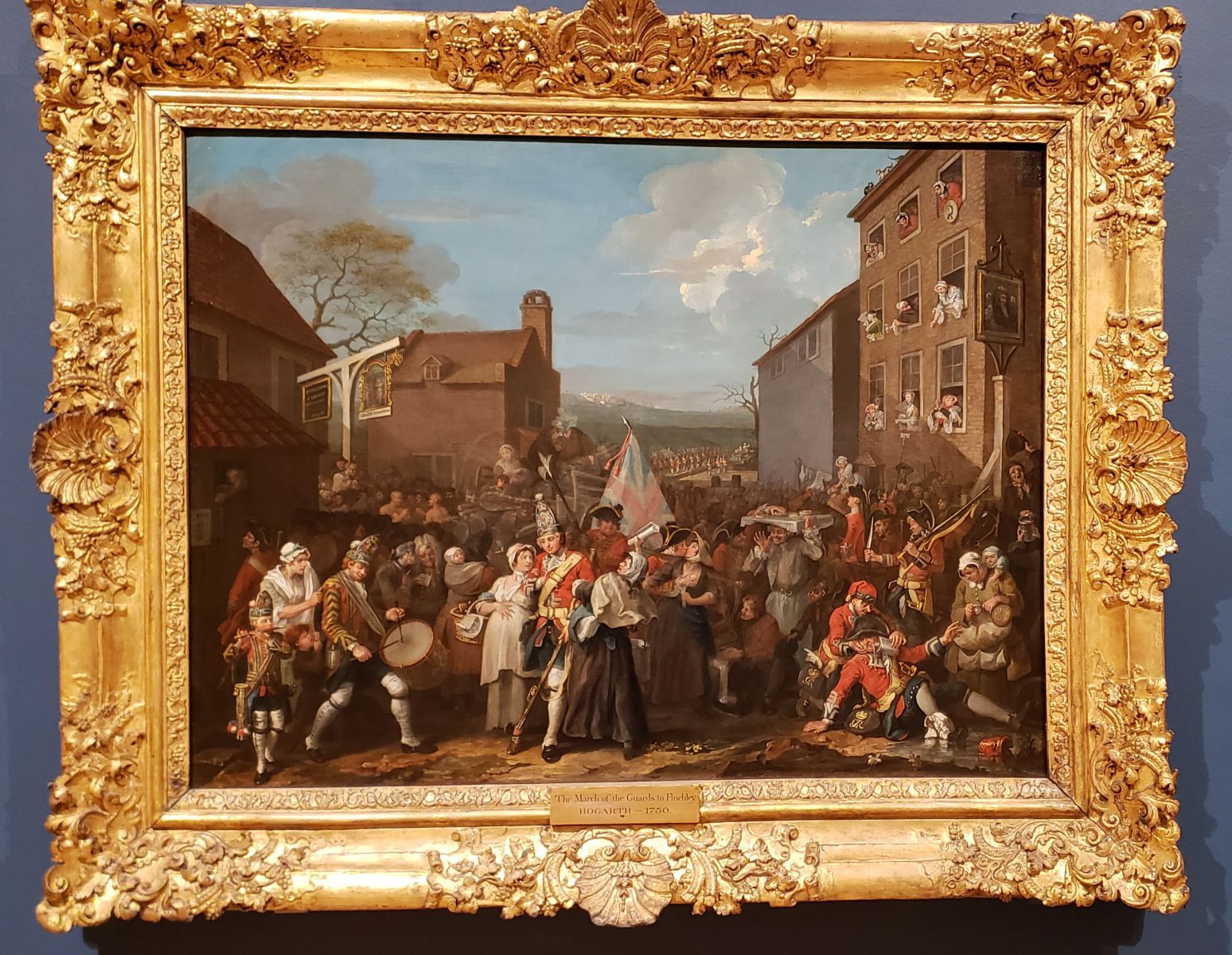 William Hogarth -  The March Of The Guards To Finchley  (1749)