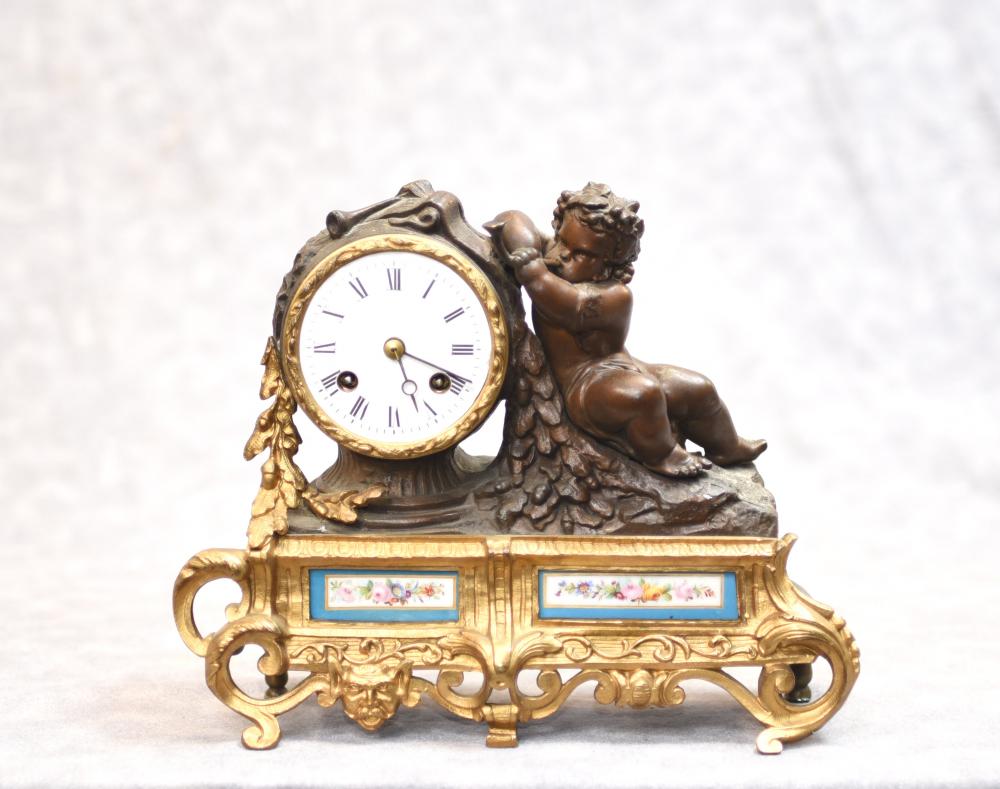 French antique mantle clock 