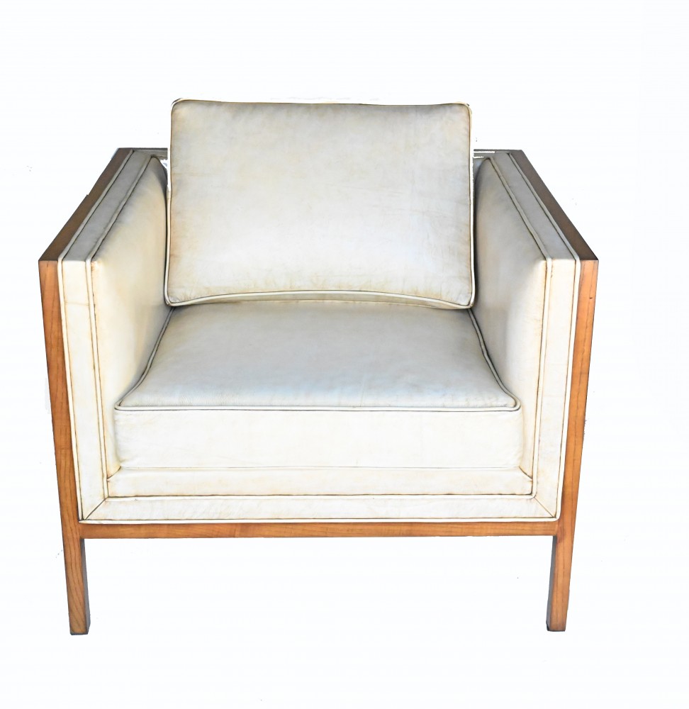 Art Deco Club Chair Box Walnut