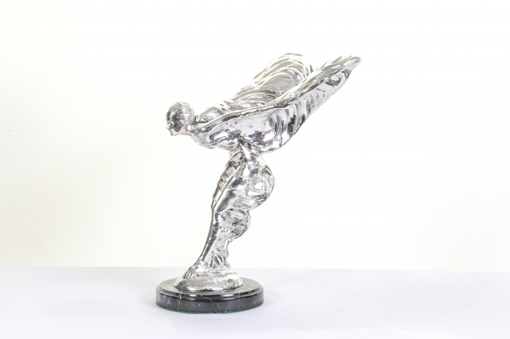 Statue en bronze de Rolls Royce Flying Lady Spirit of Ecstacy