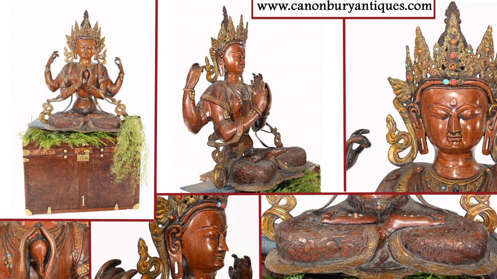 Bronze Shiva Statue Hindu God Casting