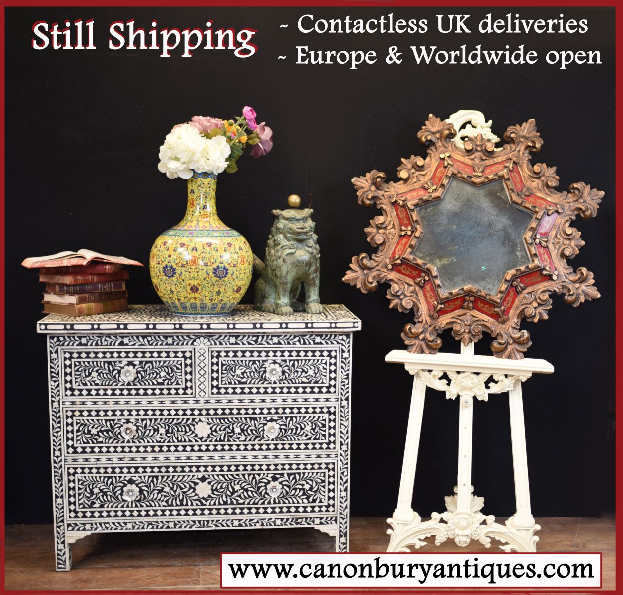 Canonbury Antiques still fulfilling all orders to UK and rest of world