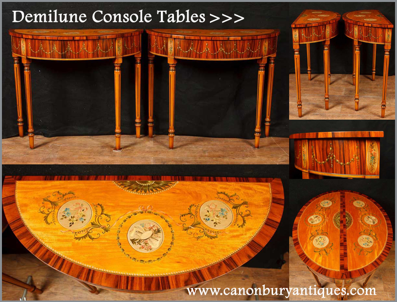 Demilune Console Tables