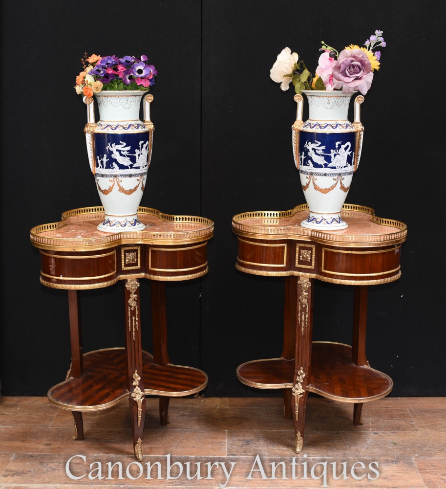 Empire Side Tables - French Clover Occassional Table