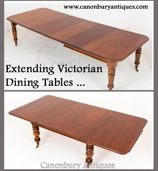 Extending Victorian Dining Tables