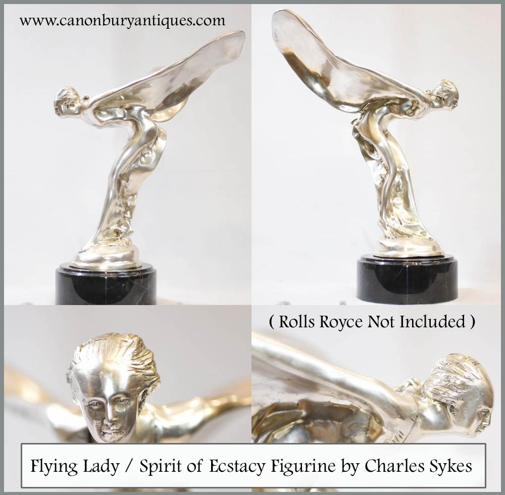 The Flying Lady Rolls Royce statue