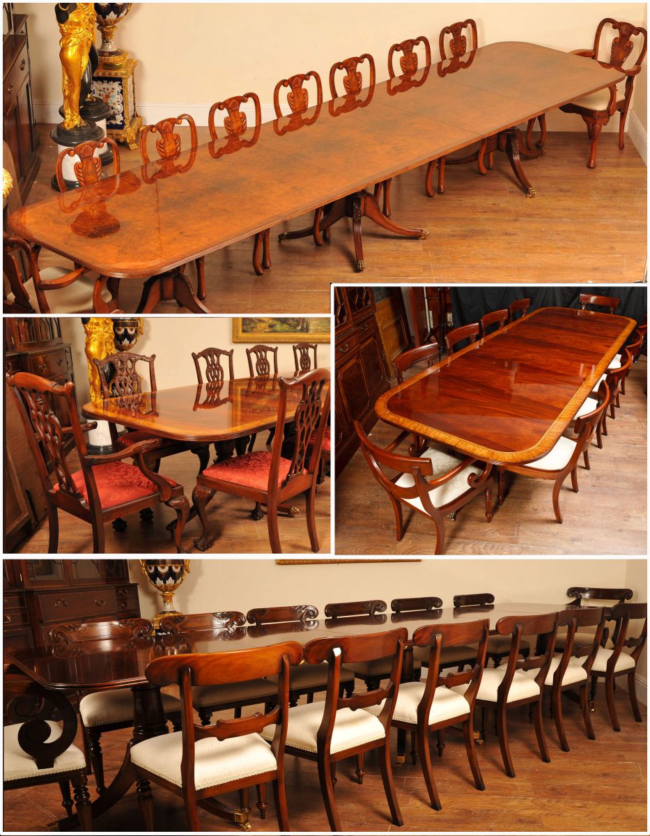 A pictoral selection of our range of Regency tables and chair sets