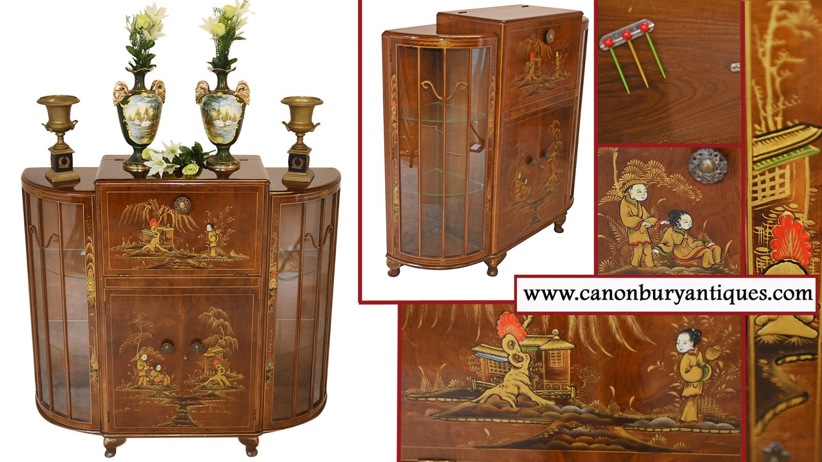 Art Deco Chinoiserie Cabinet