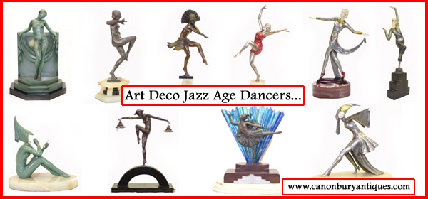 Art Deco Bronze dancers