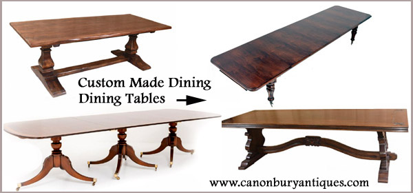 We can also custom make refectory tables to whatever size you require...