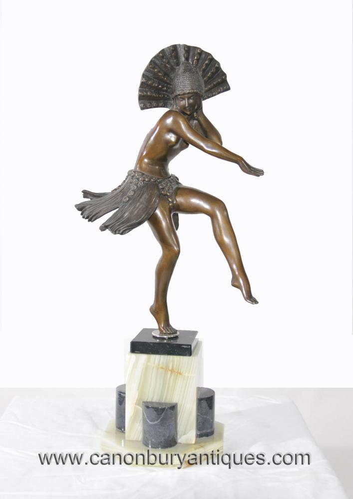 Egyptian Dancer statue by Colinet