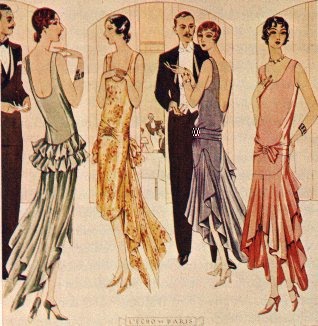 A right bunch of Flappers! Where's the champagne and jazz records?