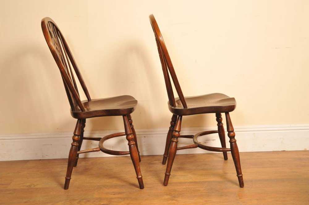 Pair Windsor chairs - it doesn't get more rustic farmhouse than this?