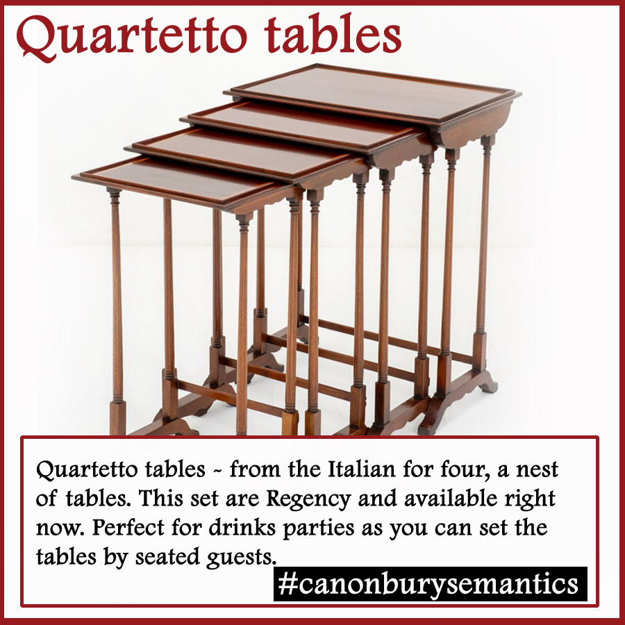 Quartetto Tables Buying Guide - Table Nests From Canonbury Antiques