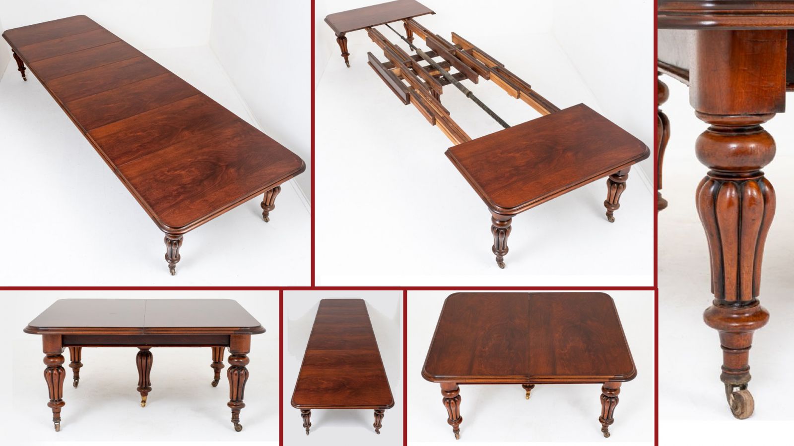 Antique Dining Table - William IV Extending Mahogany Diner