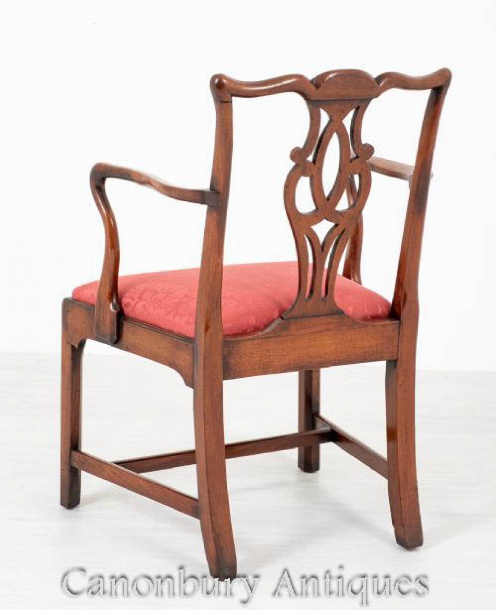 Georgian Elbow Chair Mahogany 18th Century