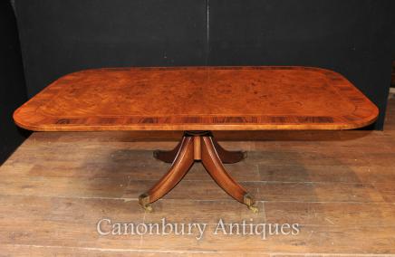 Antique Coffee Table - Burr Walnut  Dining Tables