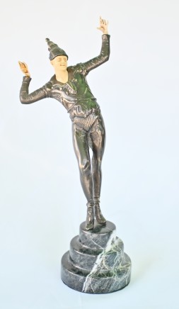 Chiparus Art Deco Statue Ballets Russes Male Figurine Dancer