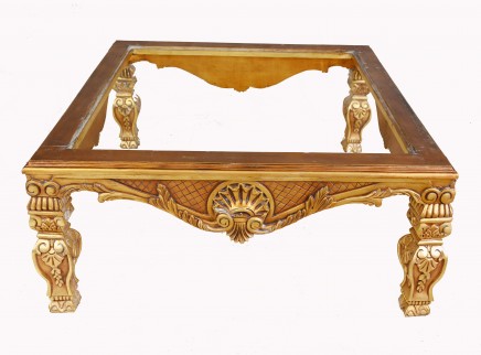 French Empire Gilt Coffee Table