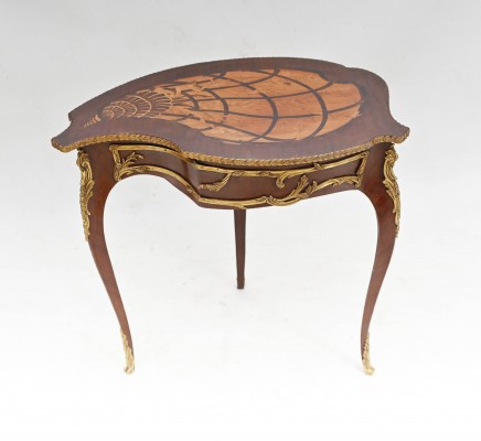 French Empire Shaped Side Table Jewellery Case Trinket