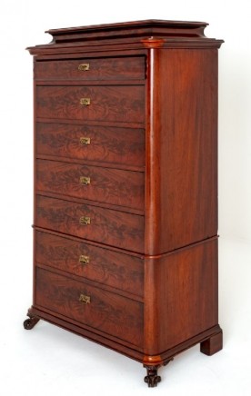 French Semanier Chest of Drawers Tall Boy 1860