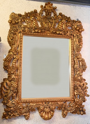 Gilt Pier Mirror - Large Louis XVI Gilt Frame Glass Mirrors