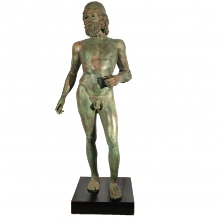 Large Classical Bronze Greek Athlete Statue Nude Garden Male