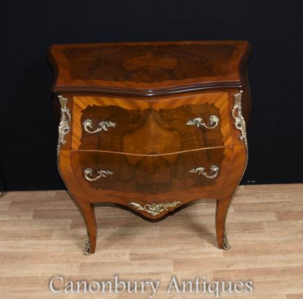 Single French Bombe Commode Chest of Drawers Empire