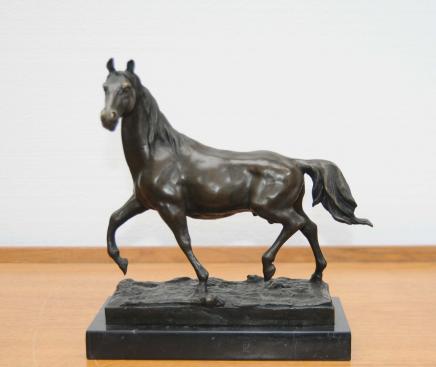 French Bronze Horse Statue Casting Pony Horses