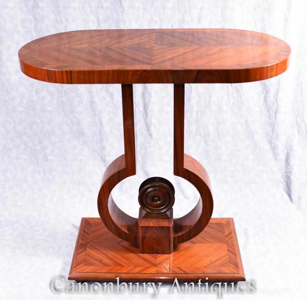 Art Deco Console Table Rosewood Hall Tables Furniture