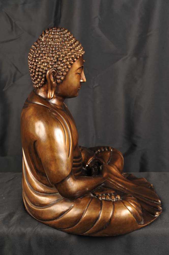 Bronze Burmese Buddha Buddhist Buddhism Art