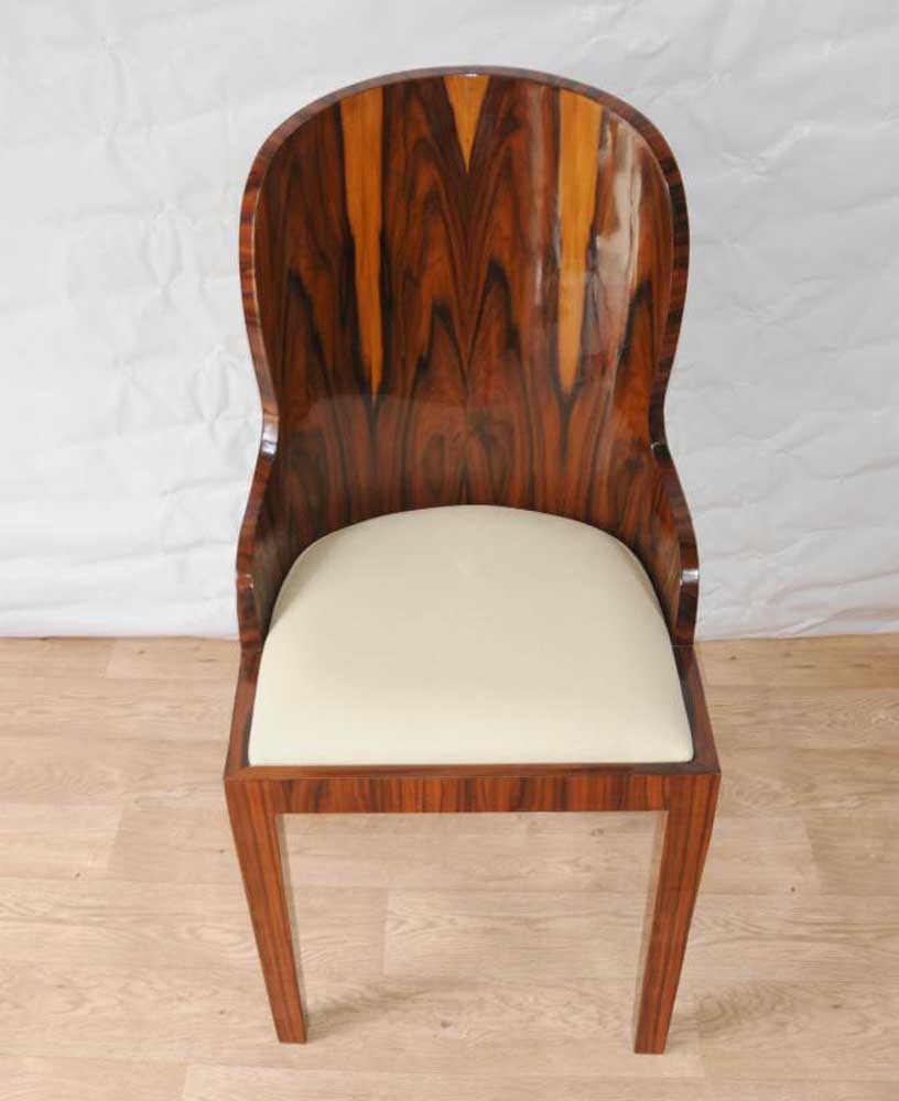 Set Art Deco Dining Chairs Rosewood Furniture 1920s Interiors
