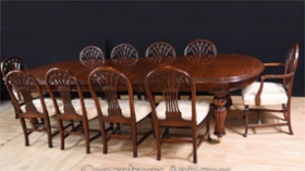 Victorian Dining Table and Set Hepplewhite Chairs


 


