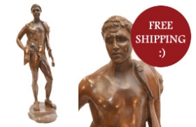 Bronze Nude David Statue 




















 


