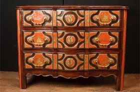 Red Lacquer Chest Drawers- Chinese Commode









 
