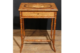 Antique Regency Table = Ladies Work Box Brighton Pavillion















