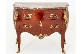 French Empire Chest of Drawers - Antique Commode J Lopez Stamp




