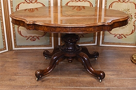 Victorian Dining Table Walnut Centre Tables 1860











