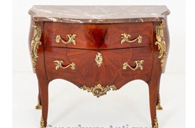 French Empire Chest of Drawers - Antique Commode J Lopez Stamp





