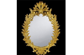 Oval Gilt Mirror - French Rococo












